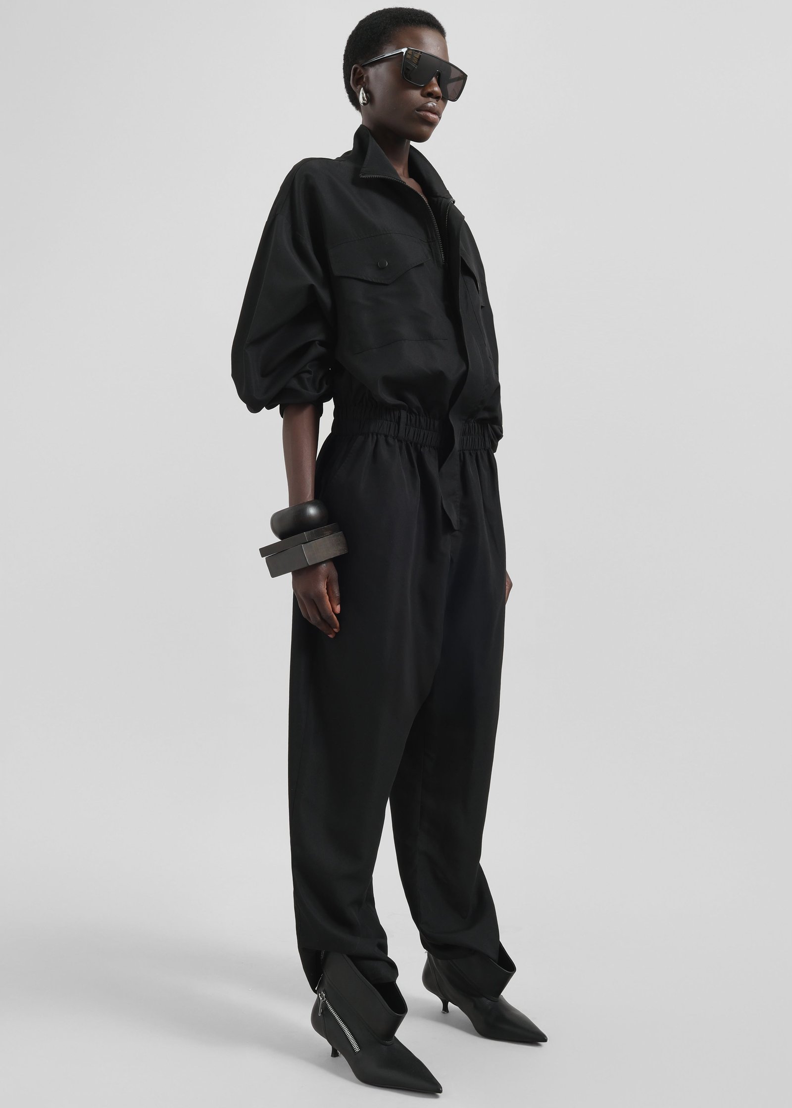 Tropez Jumpsuit - Black - Image 3