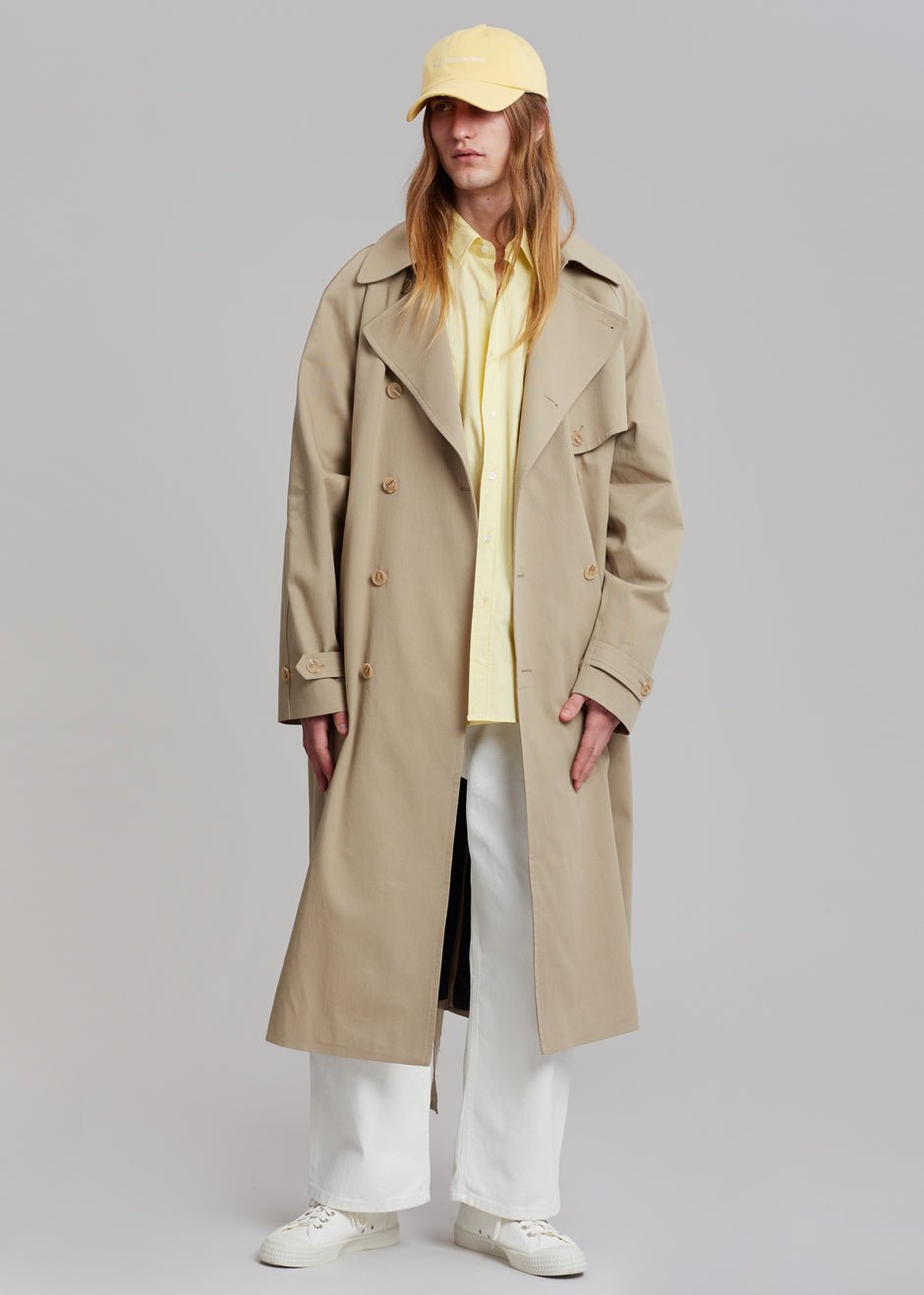 Umi Belted Trench Coat - Beige - Image 11