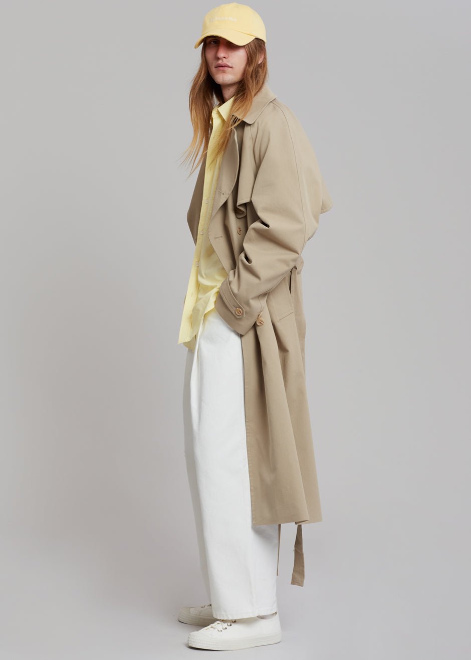 Umi Belted Trench Coat - Beige - Image 13