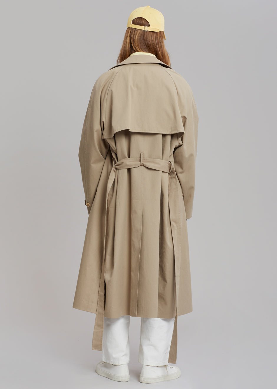 Umi Belted Trench Coat - Beige - Image 16