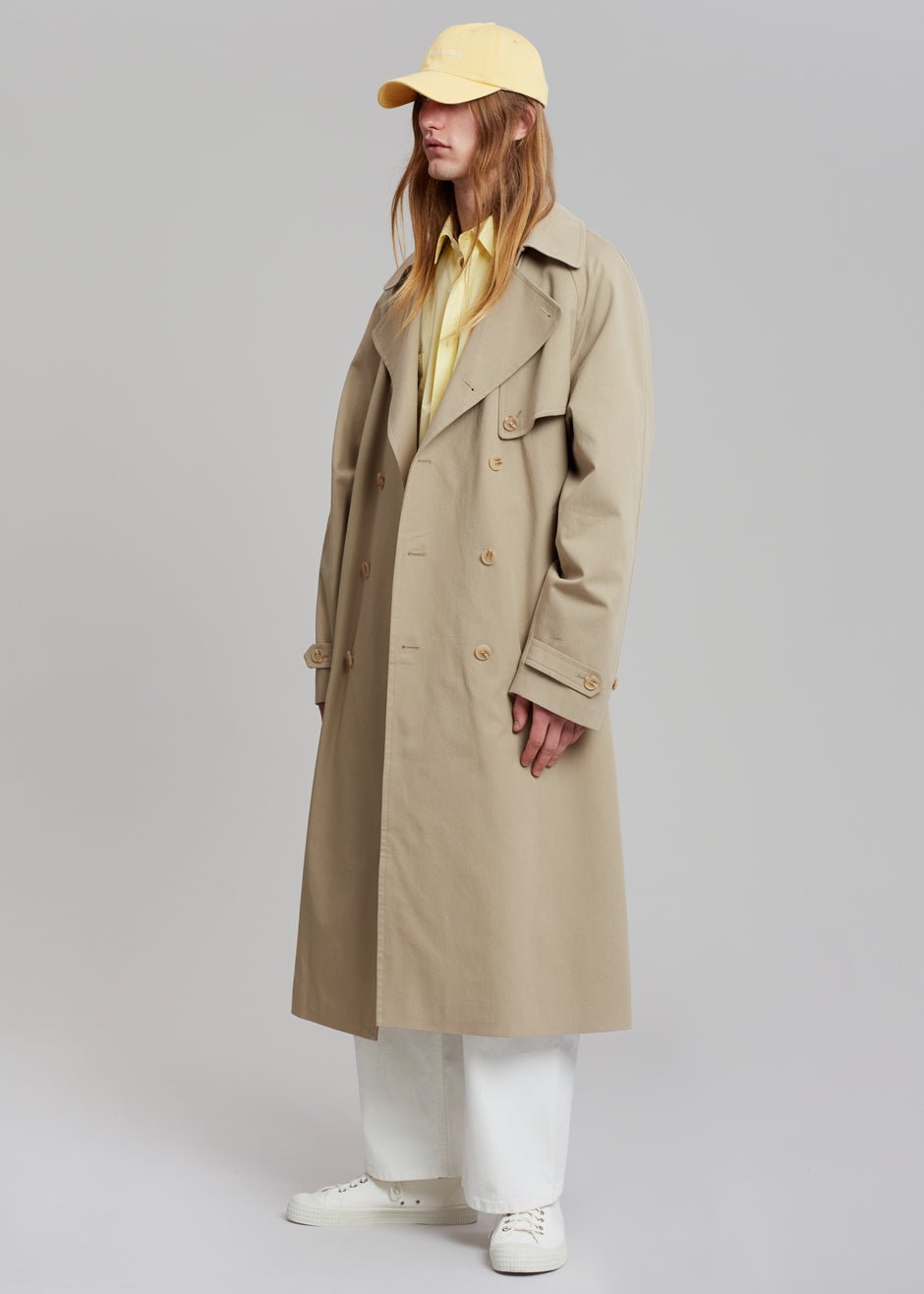 Umi Belted Trench Coat - Beige - Image 14