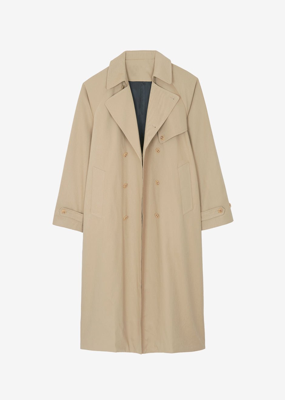 Umi Belted Trench Coat - Beige - Image 18