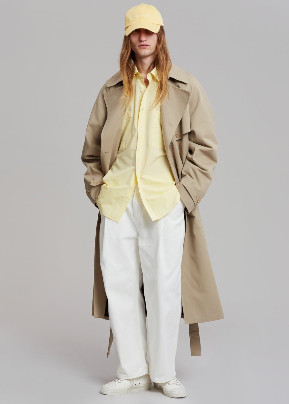 Umi Belted Trench Coat - Beige - Image 15